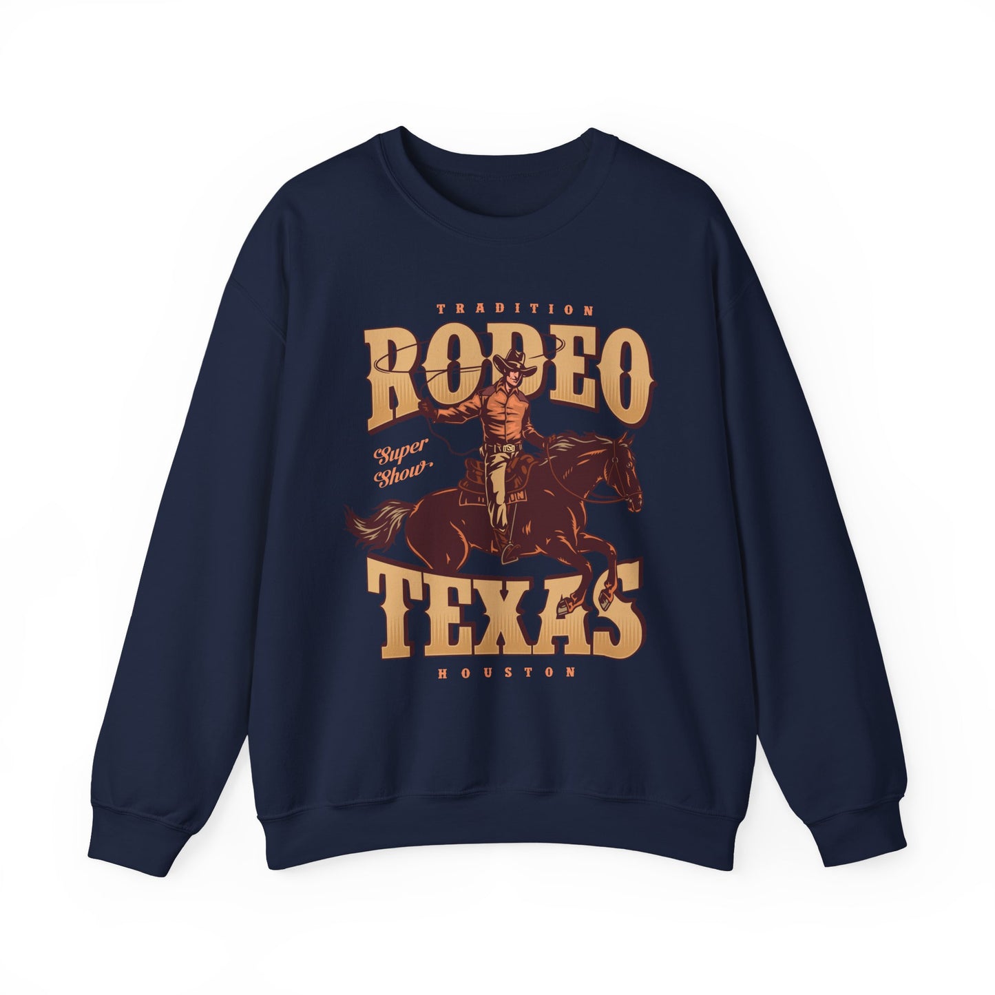 Crewneck Sweatshirt - Tradition Rodeo Super Show - Houston, Texas