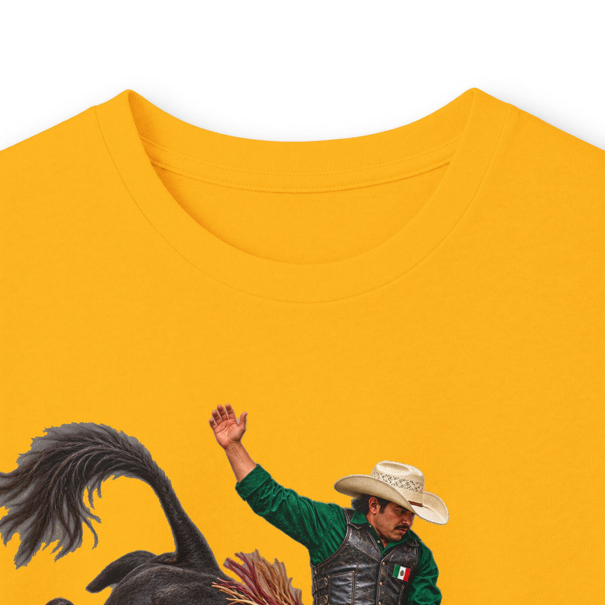Unisex Ultra Cotton Long Sleeve Tee - Cowboys - Bull Rider - Latino - without Text - 3D Transparent