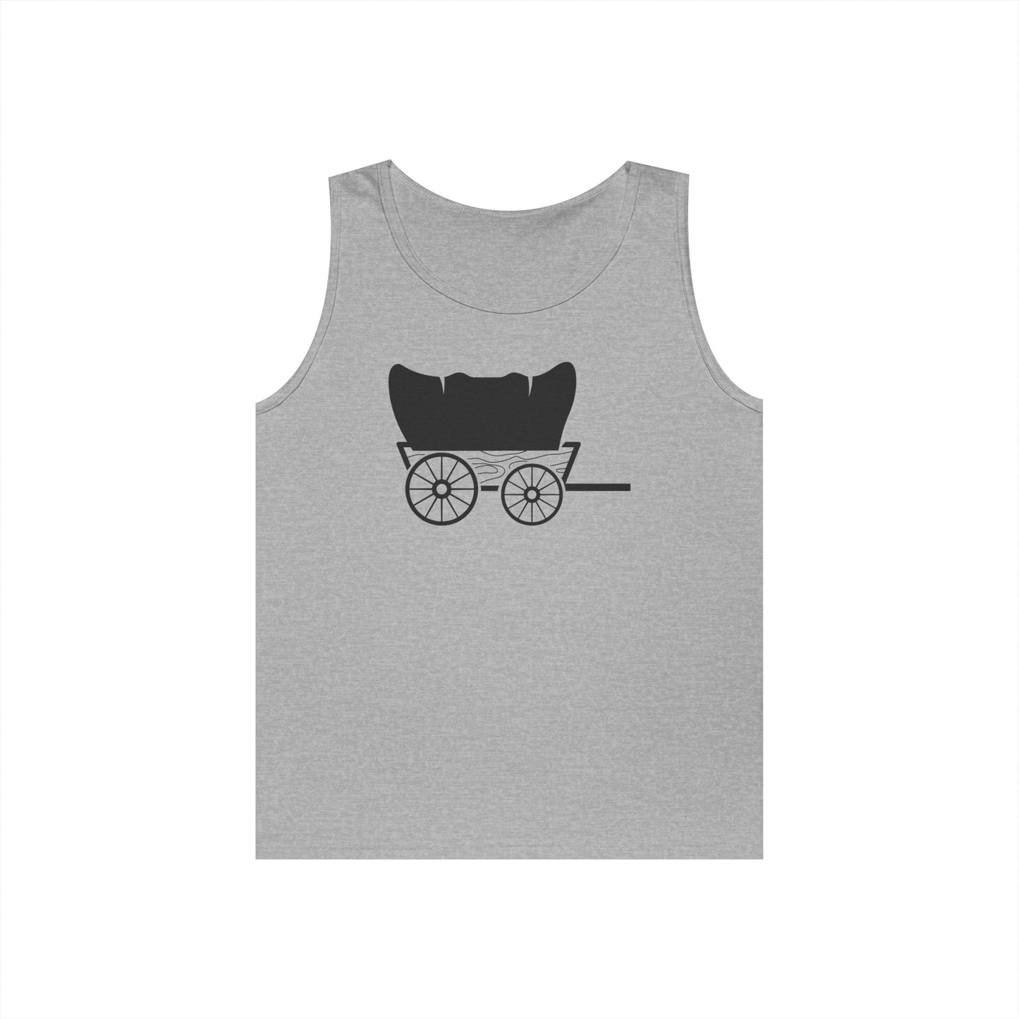 Unisex Heavy Cotton Tank Top - Covered Wagon X 300