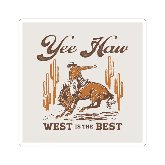 Kiss-Cut Stickers - Wild West Cowboy - Yee Haw