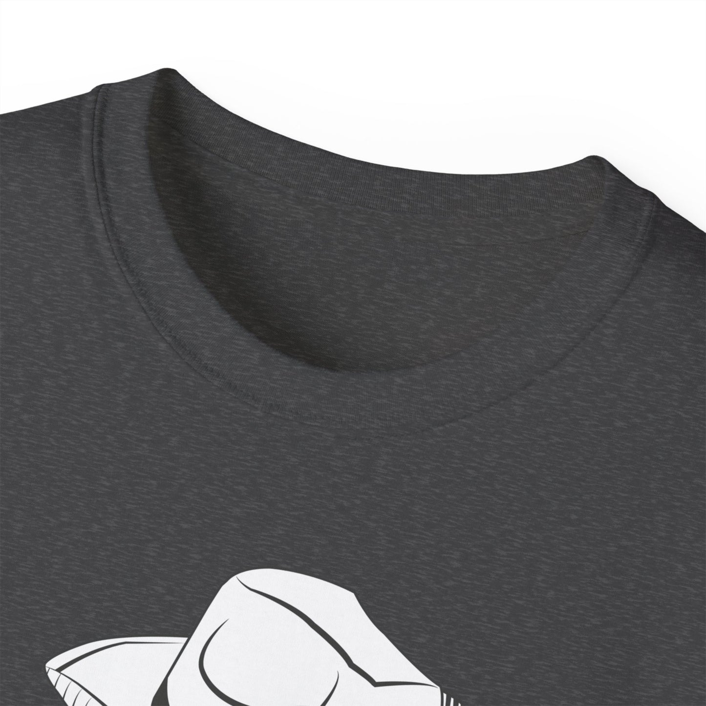 Unisex Ultra Cotton Tee - Vintage Cowboy w Rifles and Hat