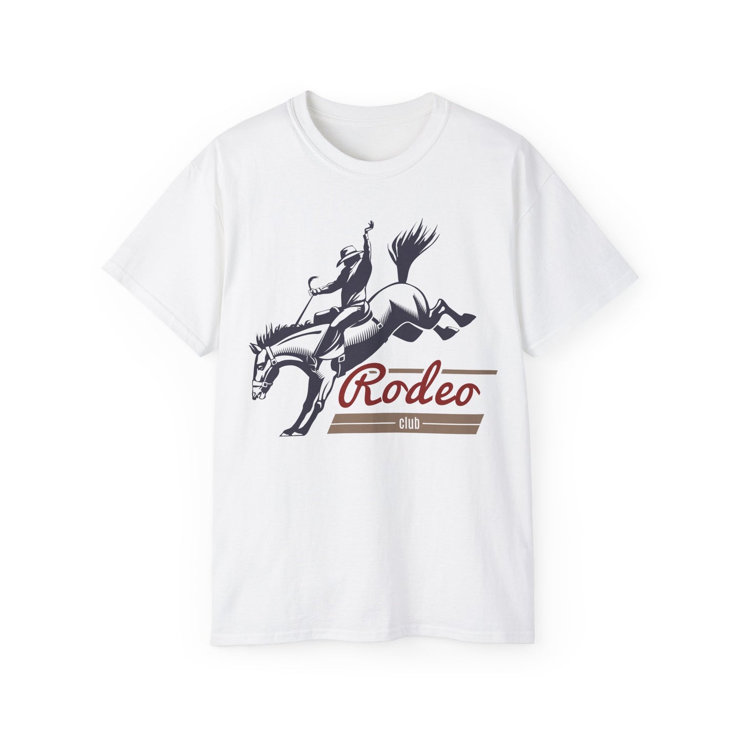 Unisex Ultra Cotton Tee - Western Cowboy - Rodeo Club