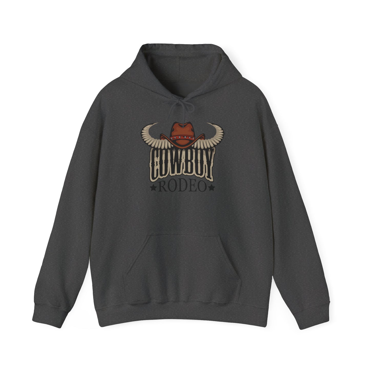 Unisex Hoodie - Cowboy Rodeo - Horn