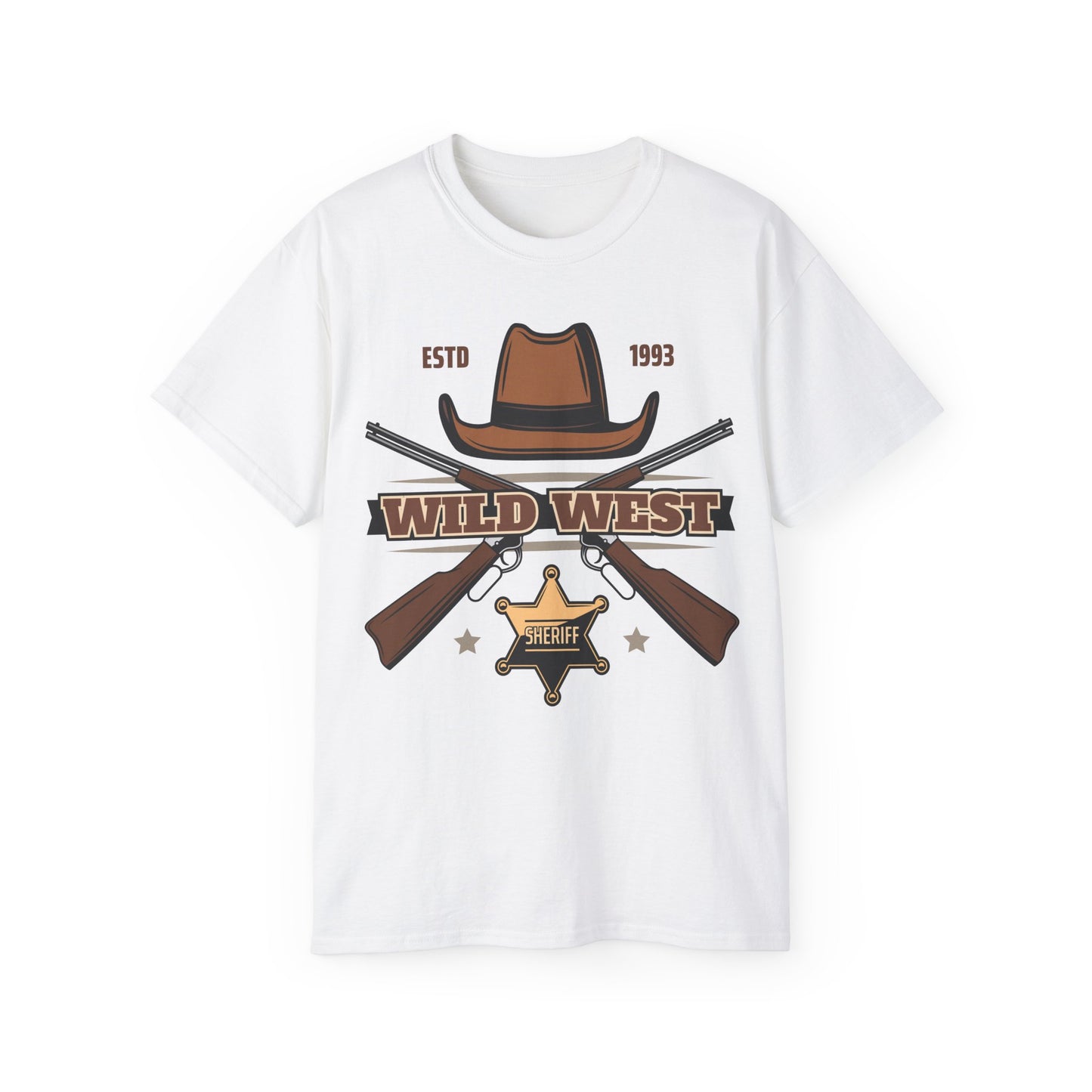 Unisex Ultra Cotton Tee - Wild West - Sheriff