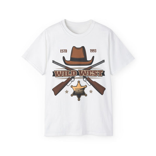 Unisex Ultra Cotton Tee - Wild West - Sheriff