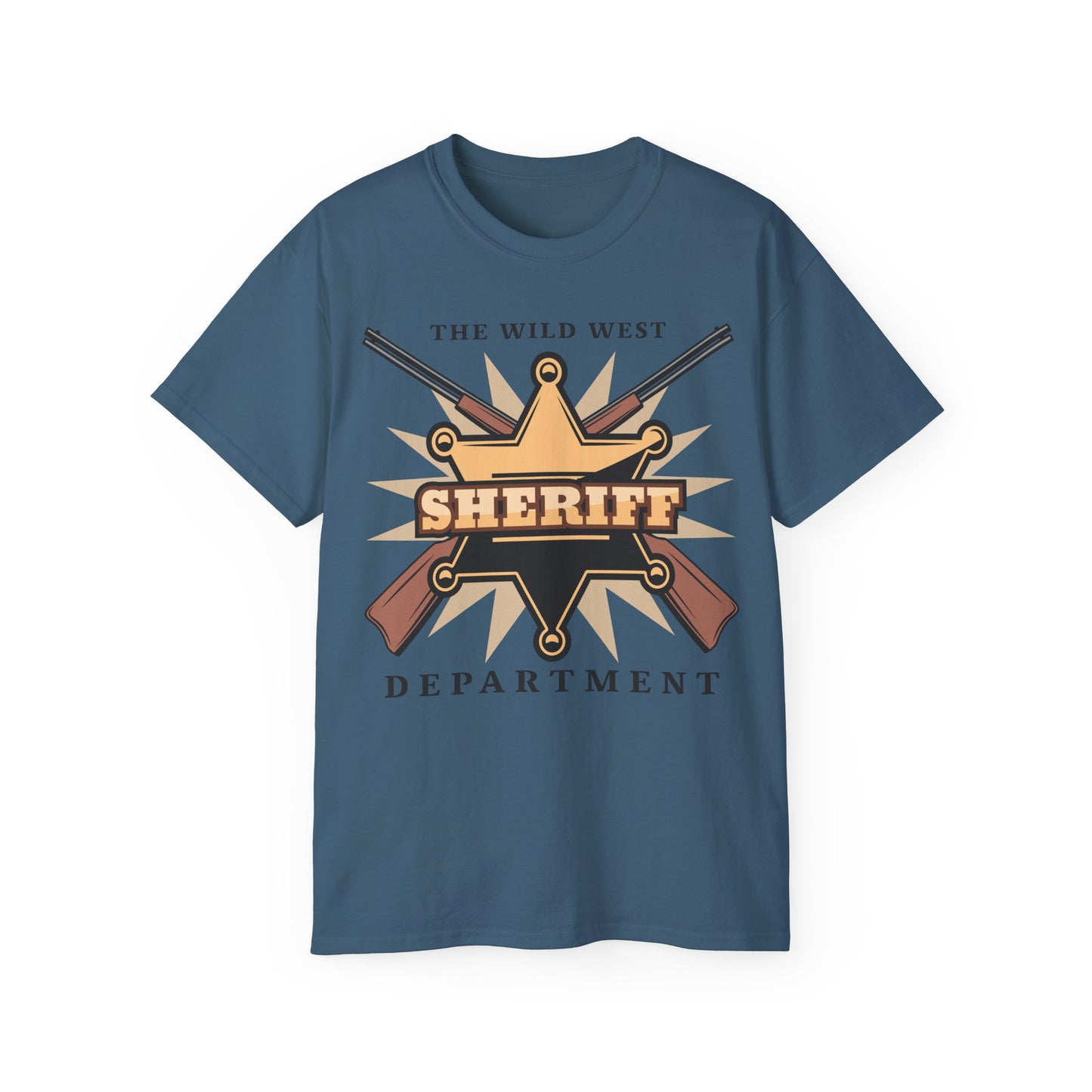 Unisex Ultra Cotton Tee - Western Cowboy - The Wild West - Sheriff Department