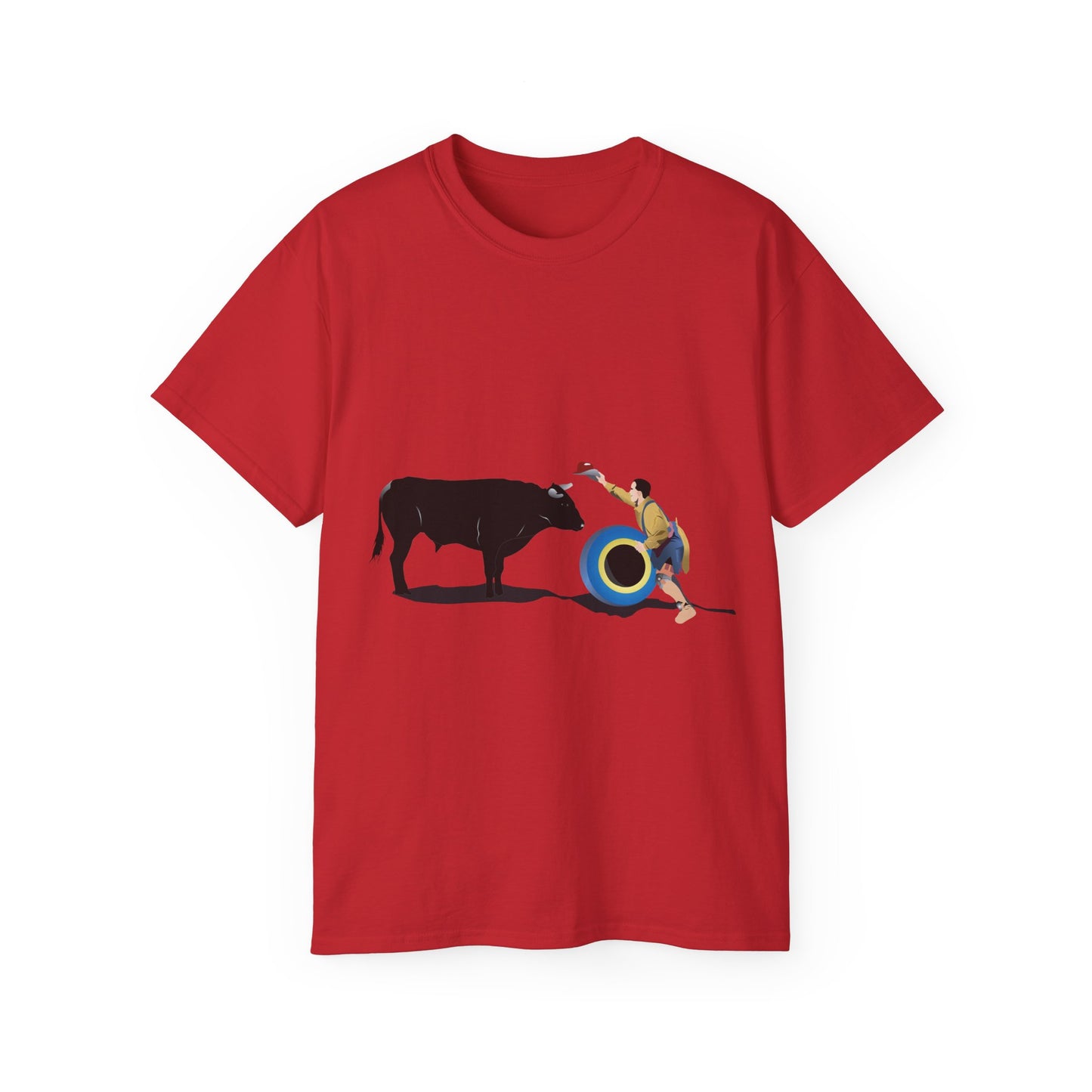 Unisex Ultra Cotton Tee - Clown and Bull