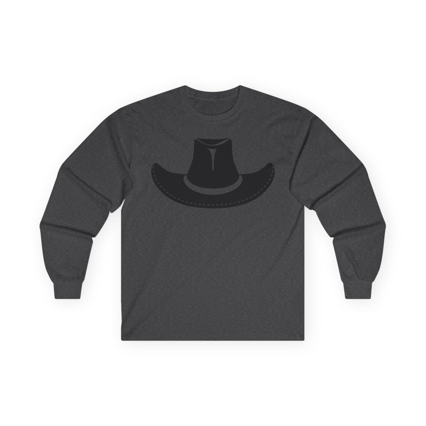 Unisex Ultra Cotton Long Sleeve Tee - Cowboy Hat - Forward X 300