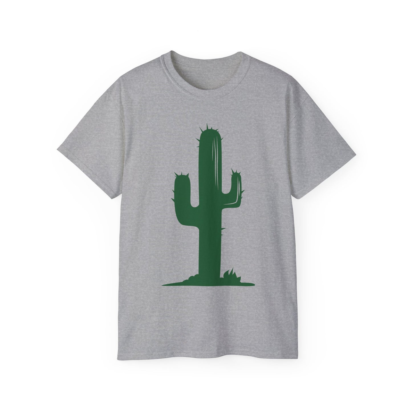 Unisex Ultra Cotton Tee - Green Western Cactus X 300