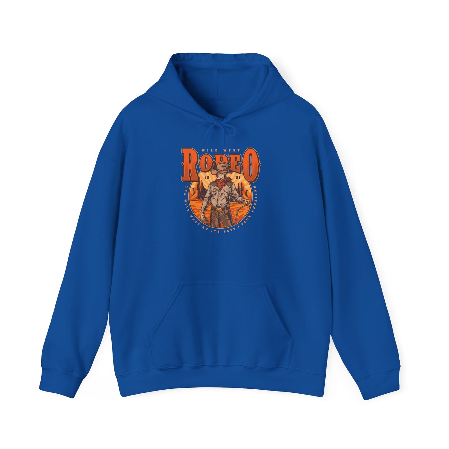 Unisex Hoodie - Wild West Rodeo - True American - The Wild West At Its Best