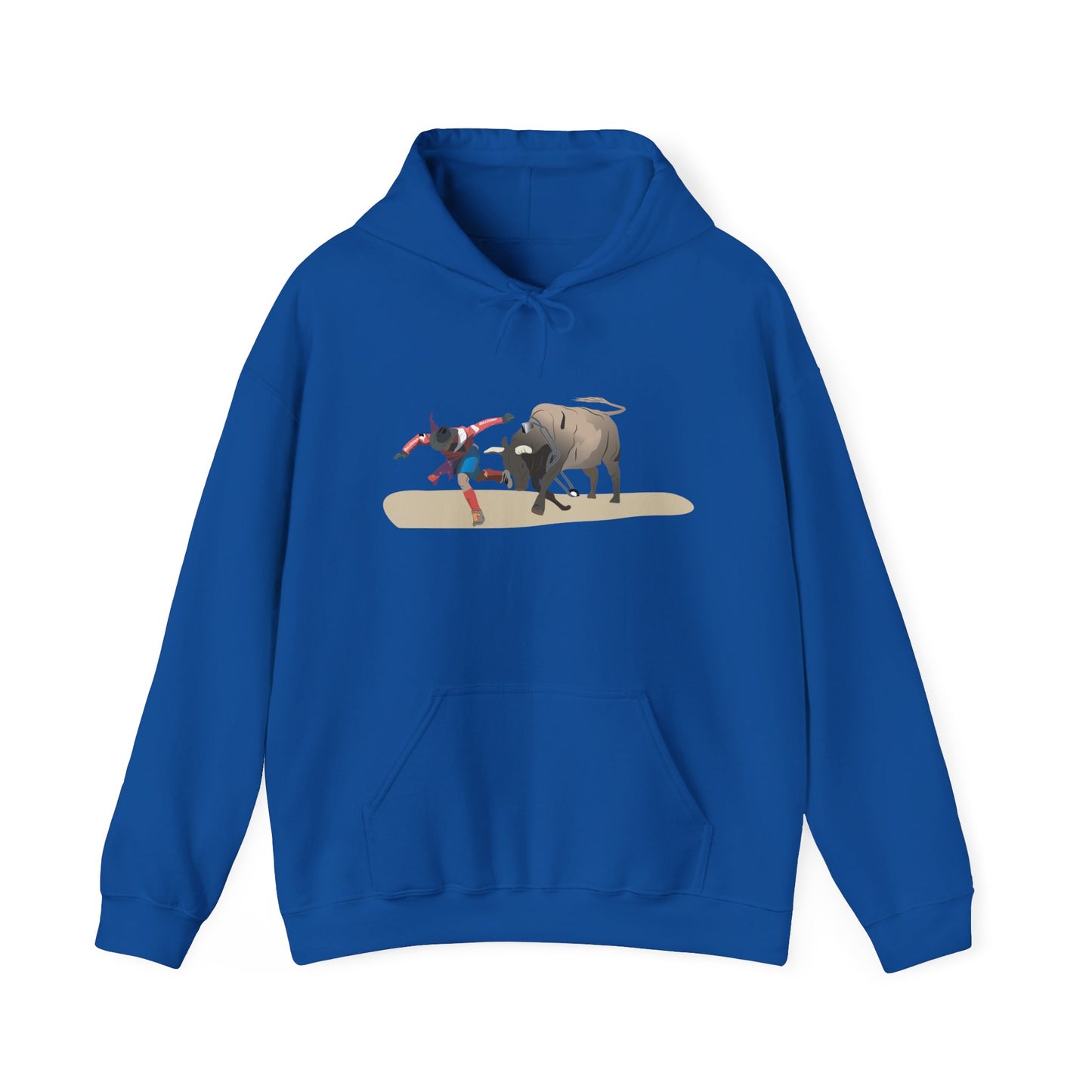 Unisex Hoodie - Rodeo - Bull and Clown