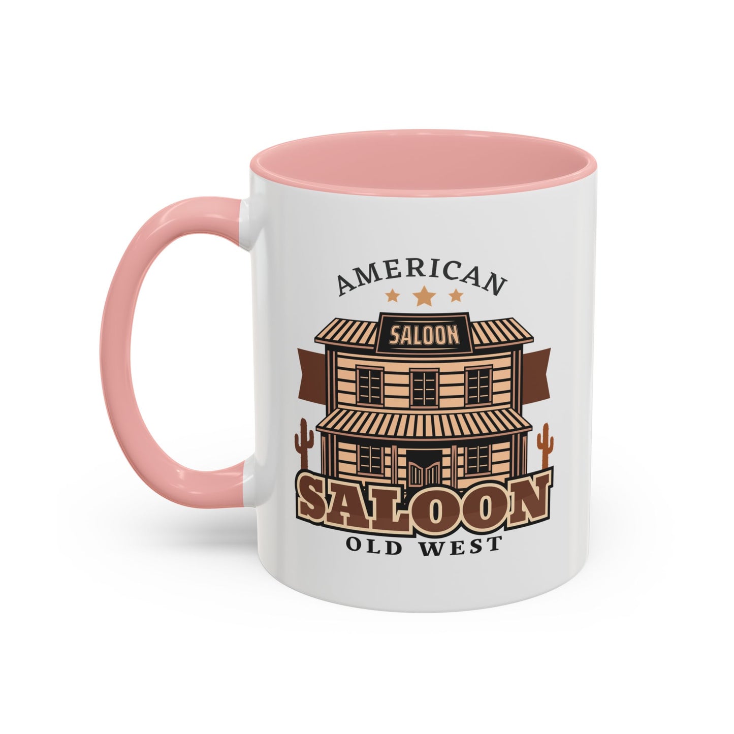 Accent Coffee Mug (11, 15oz) - American Cowboy - Saloon - Wild West