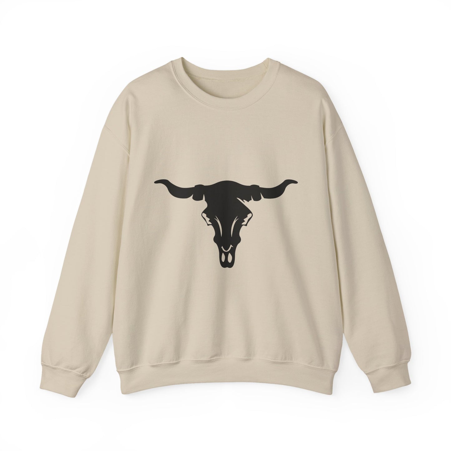 Crewneck Sweatshirt - Cattle Skull X 300