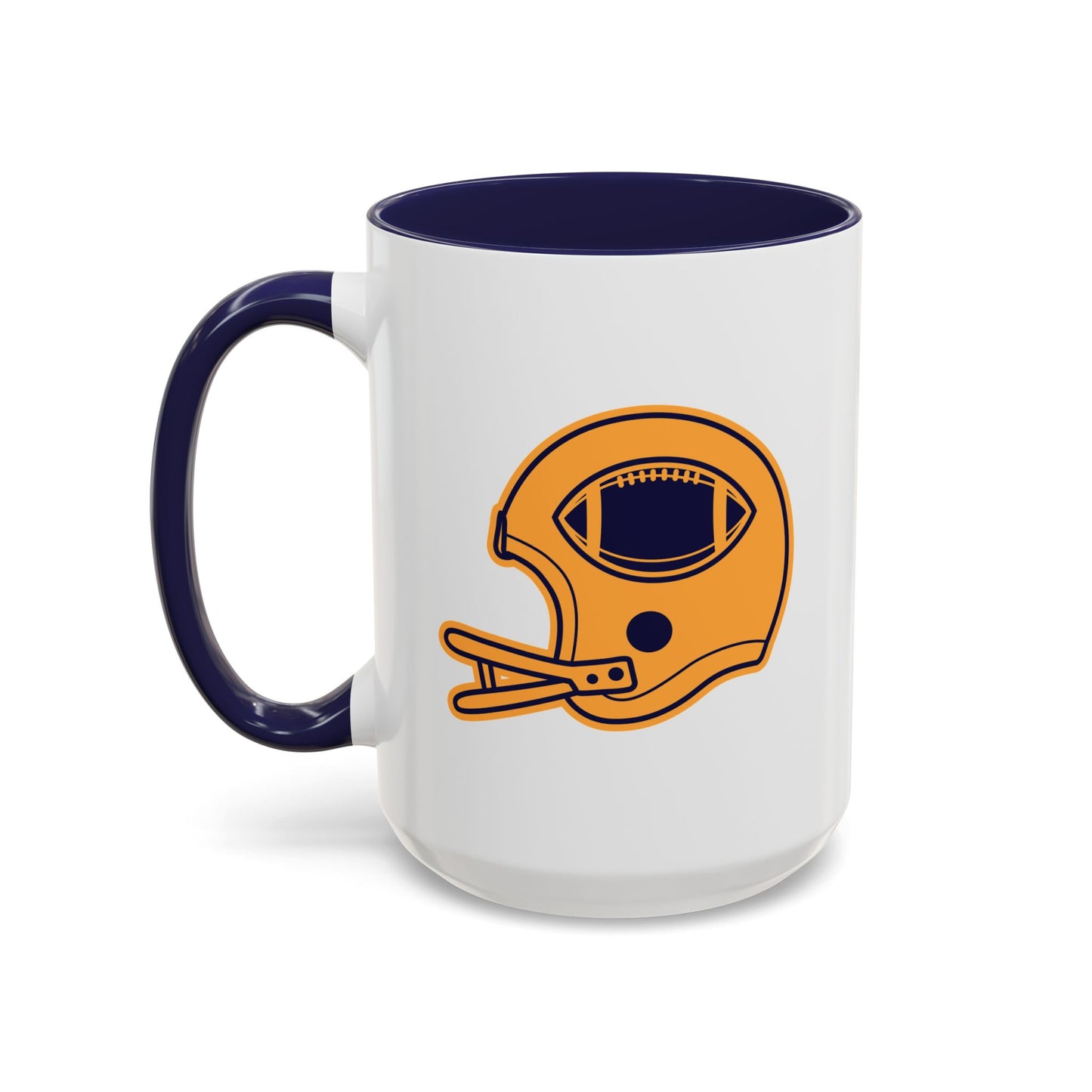 Accent Coffee Mug (11, 15oz) - Football Helmet