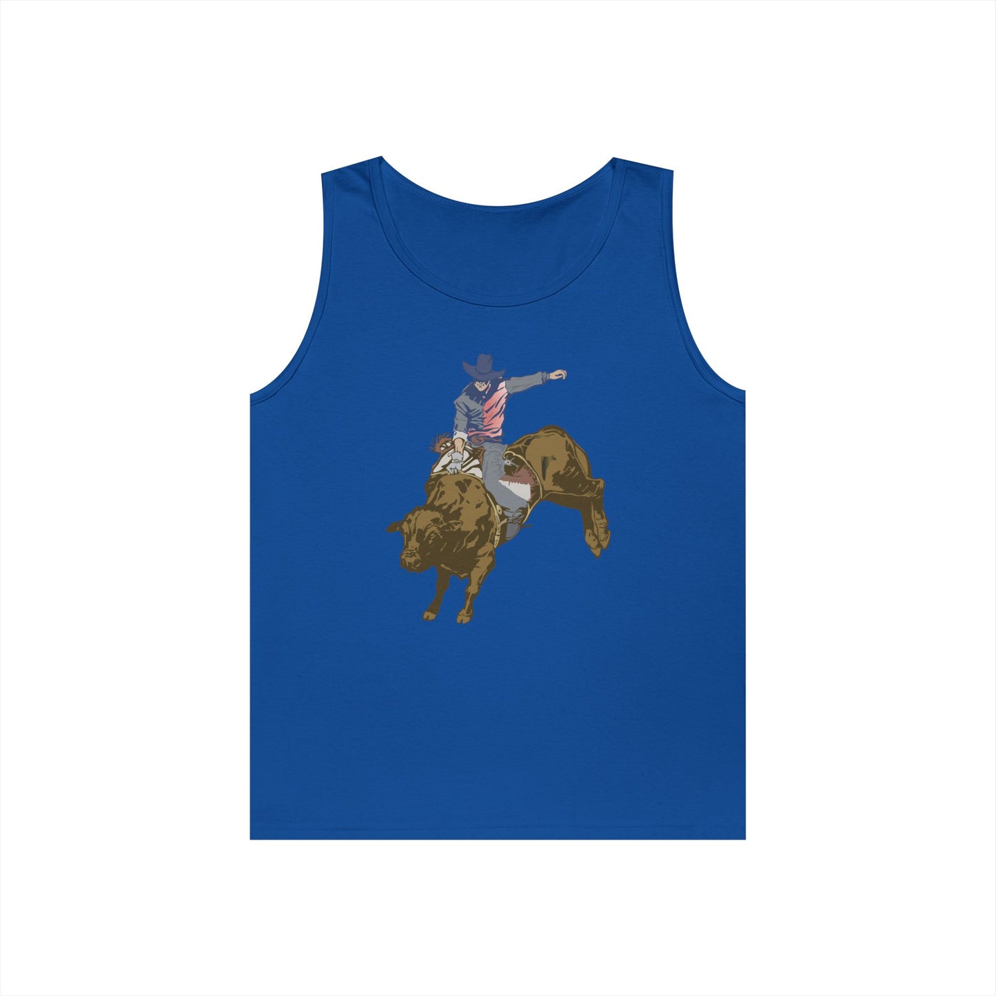 Unisex Heavy Cotton Tank Top - Cowboy - Rodeo