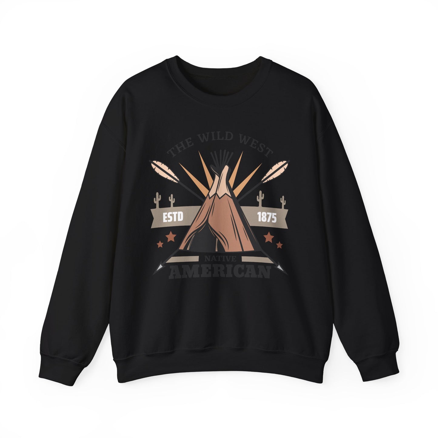 Crewneck Sweatshirt - The Wild West - Native American