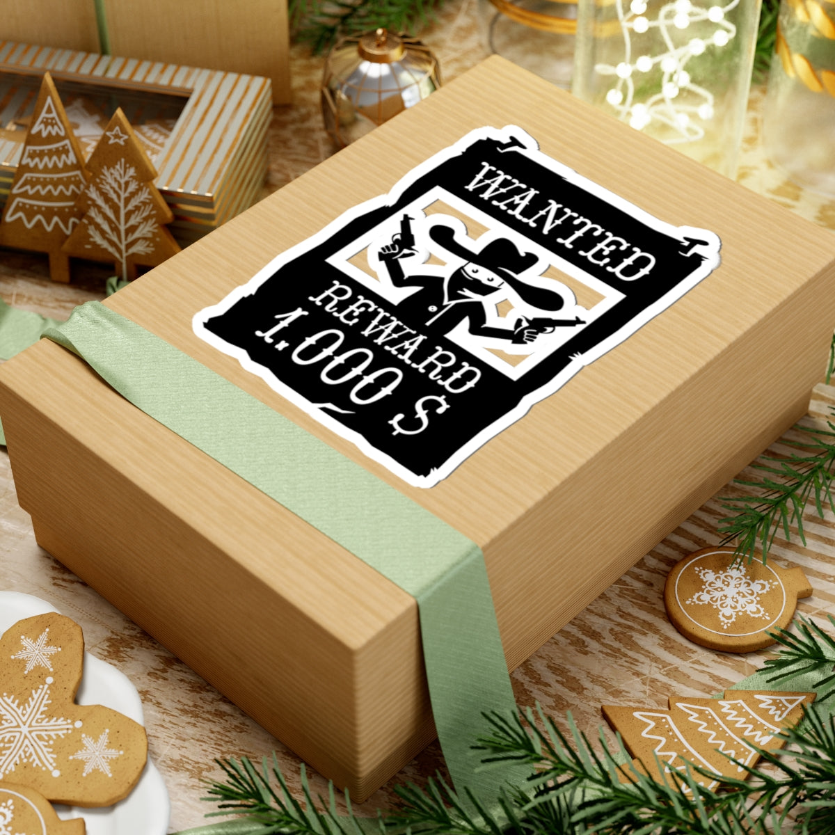 Kiss-Cut Stickers - Wanted Poster X 300