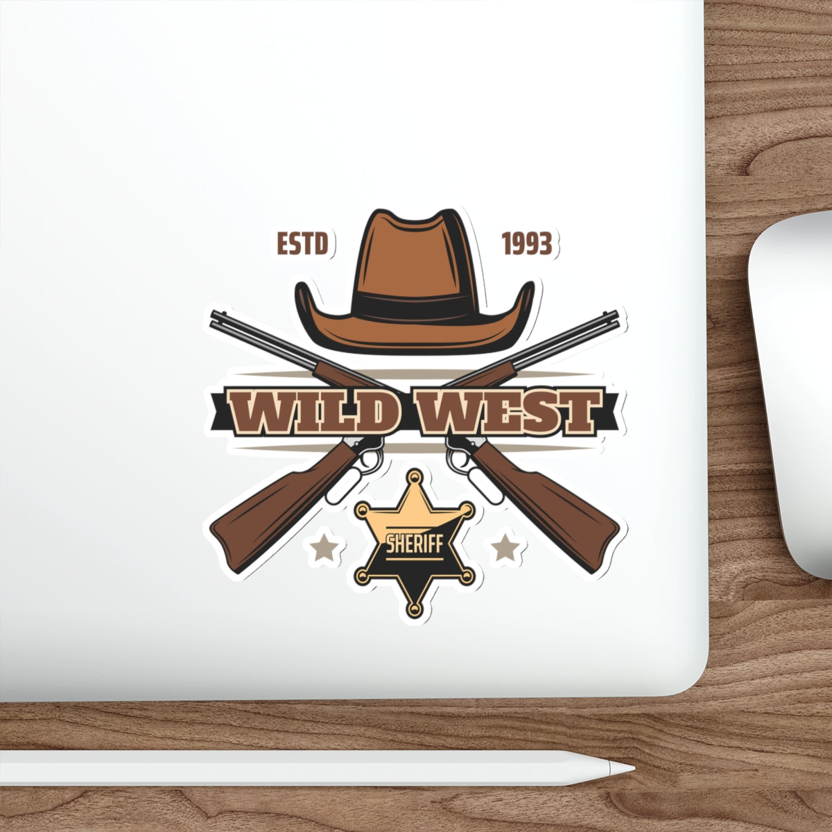Die-cut stickers - Wild West - Sheriff