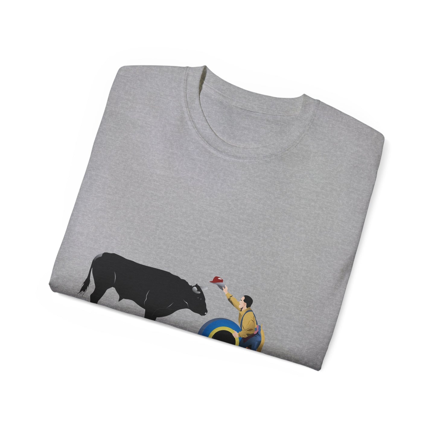 Unisex Ultra Cotton Tee - Clown and Bull