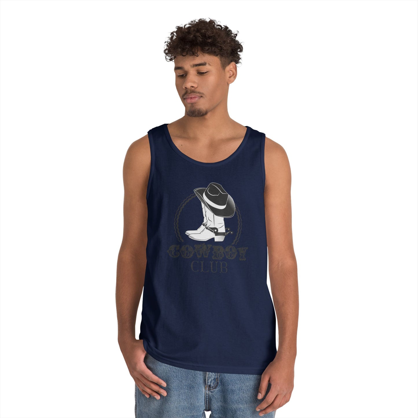 Unisex Heavy Cotton Tank Top - Cowboy Club