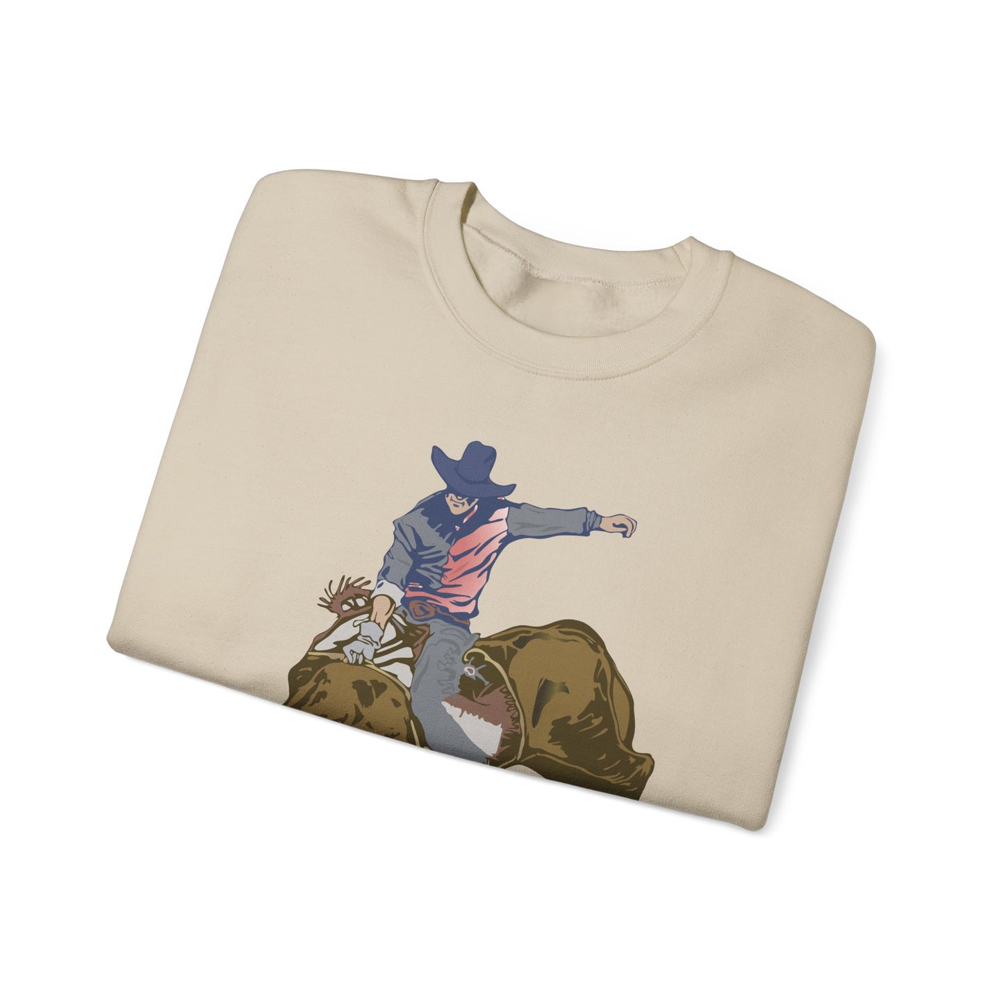 Crewneck Sweatshirt - Cowboy - Rodeo