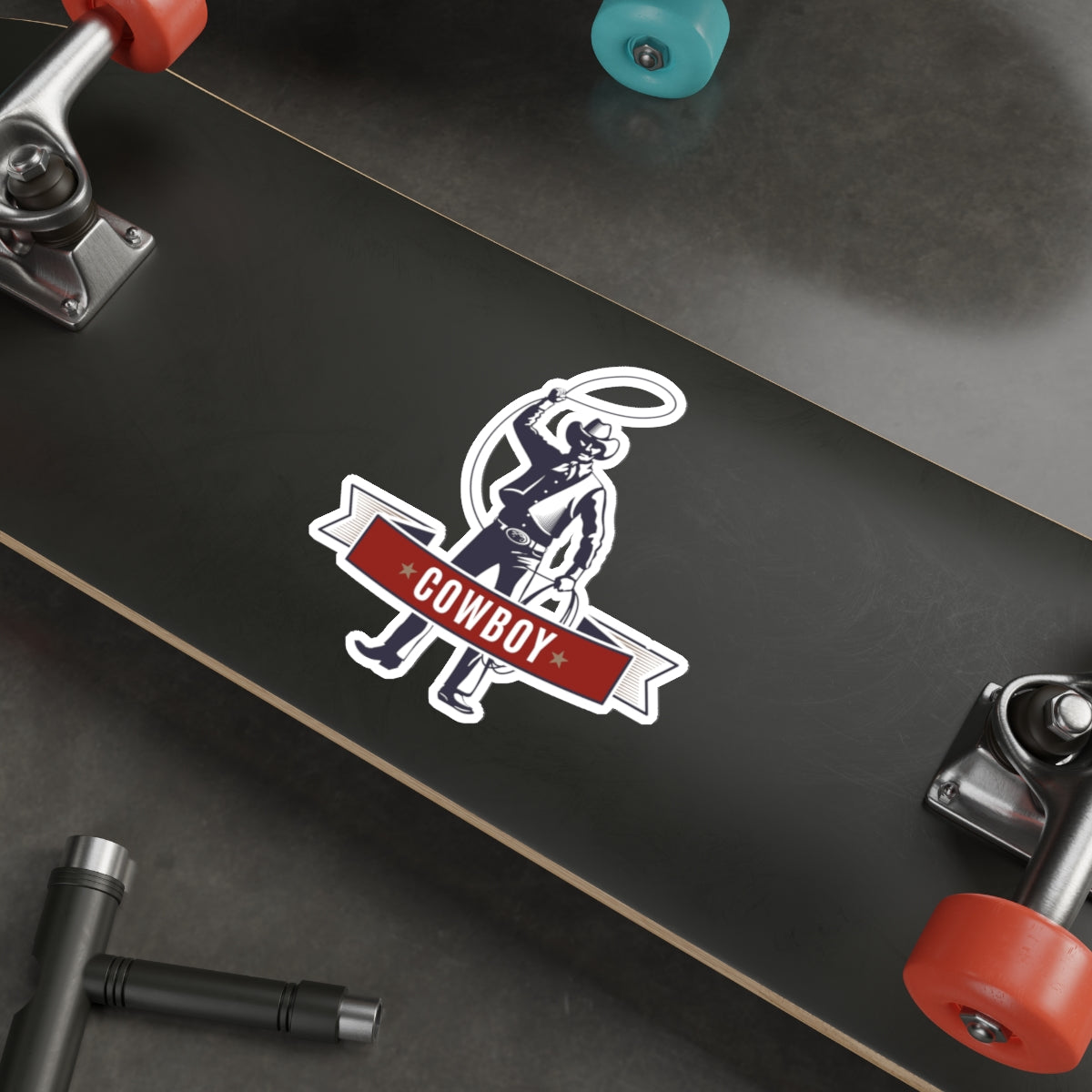 Die-cut stickers - Cowboy - The Wild West