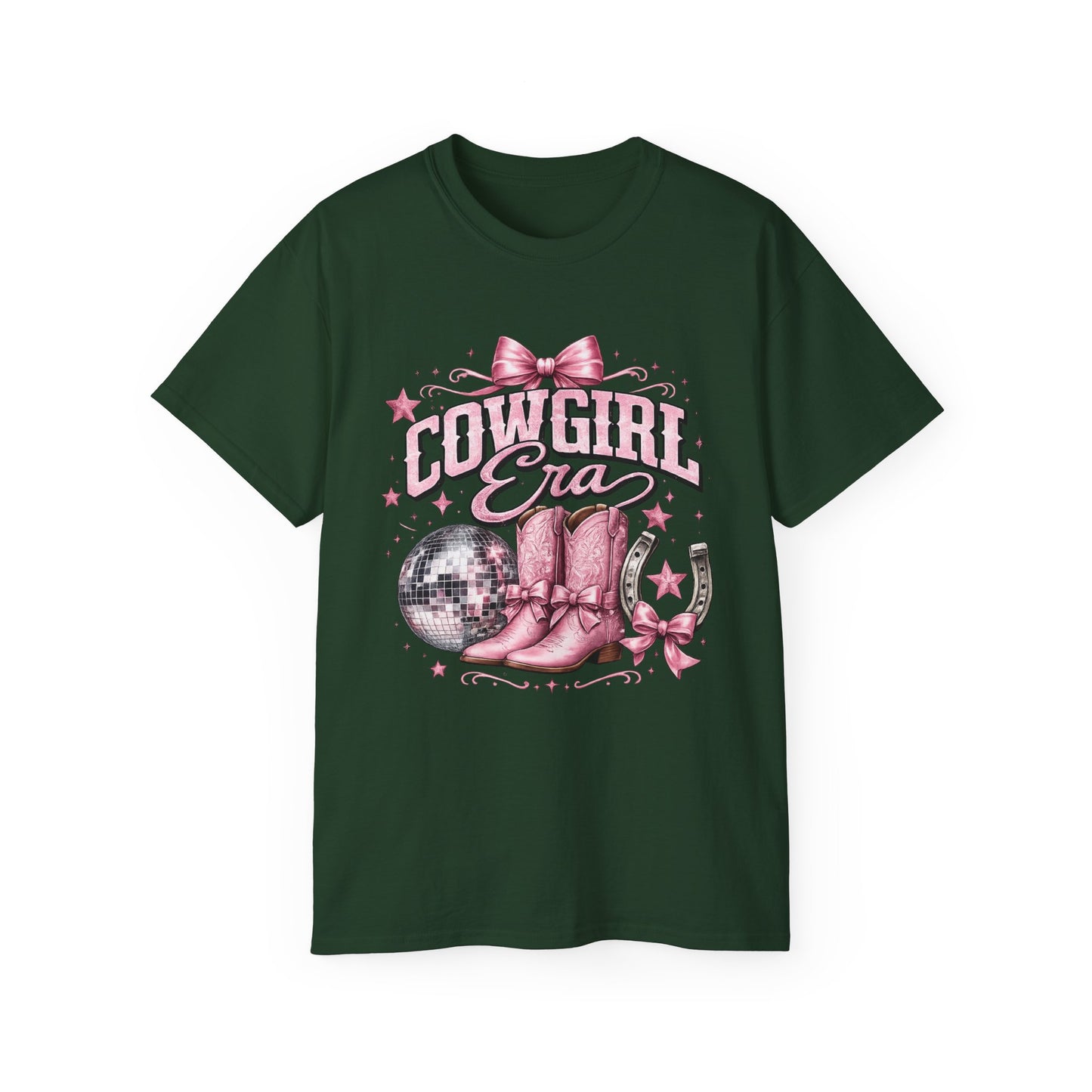 T-Shirt - Cowgirl glam with pink sparkle