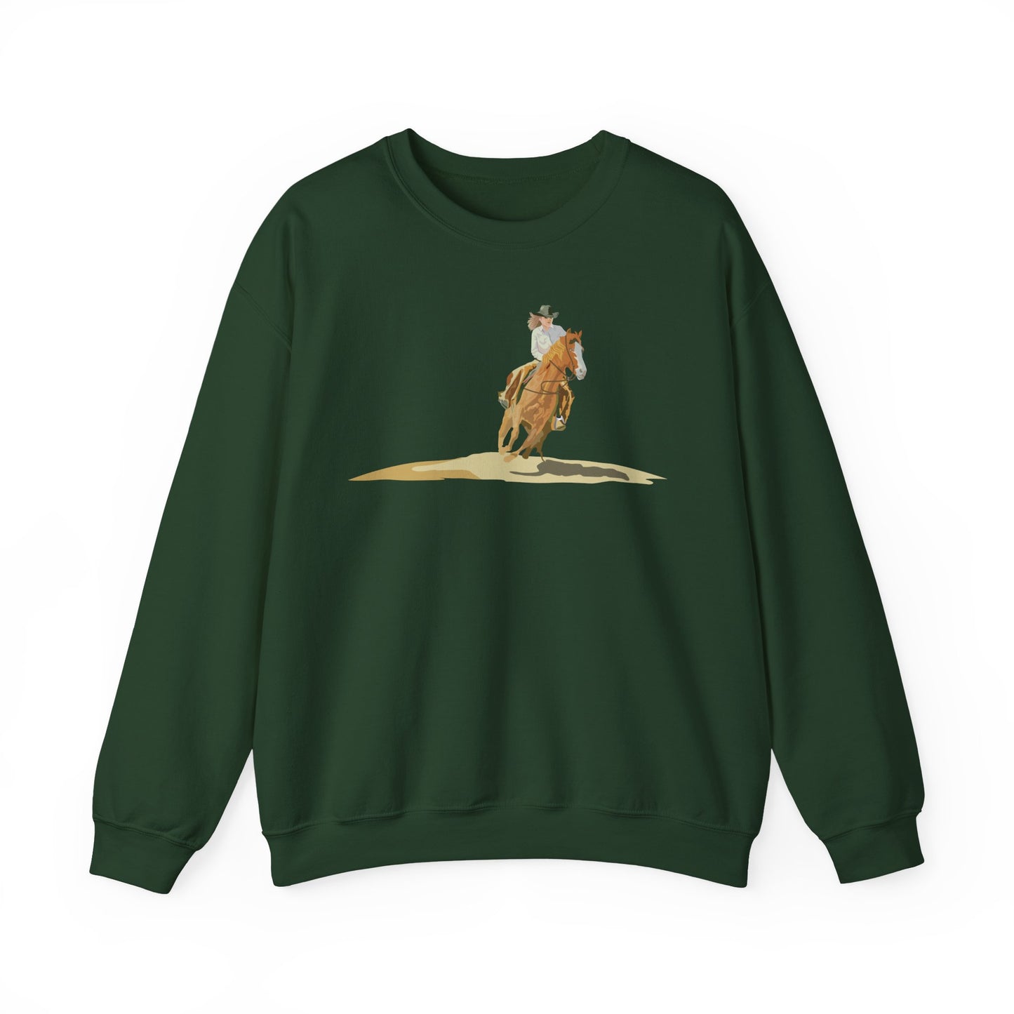 Crewneck Sweatshirt - Rodeo - Cow Girl
