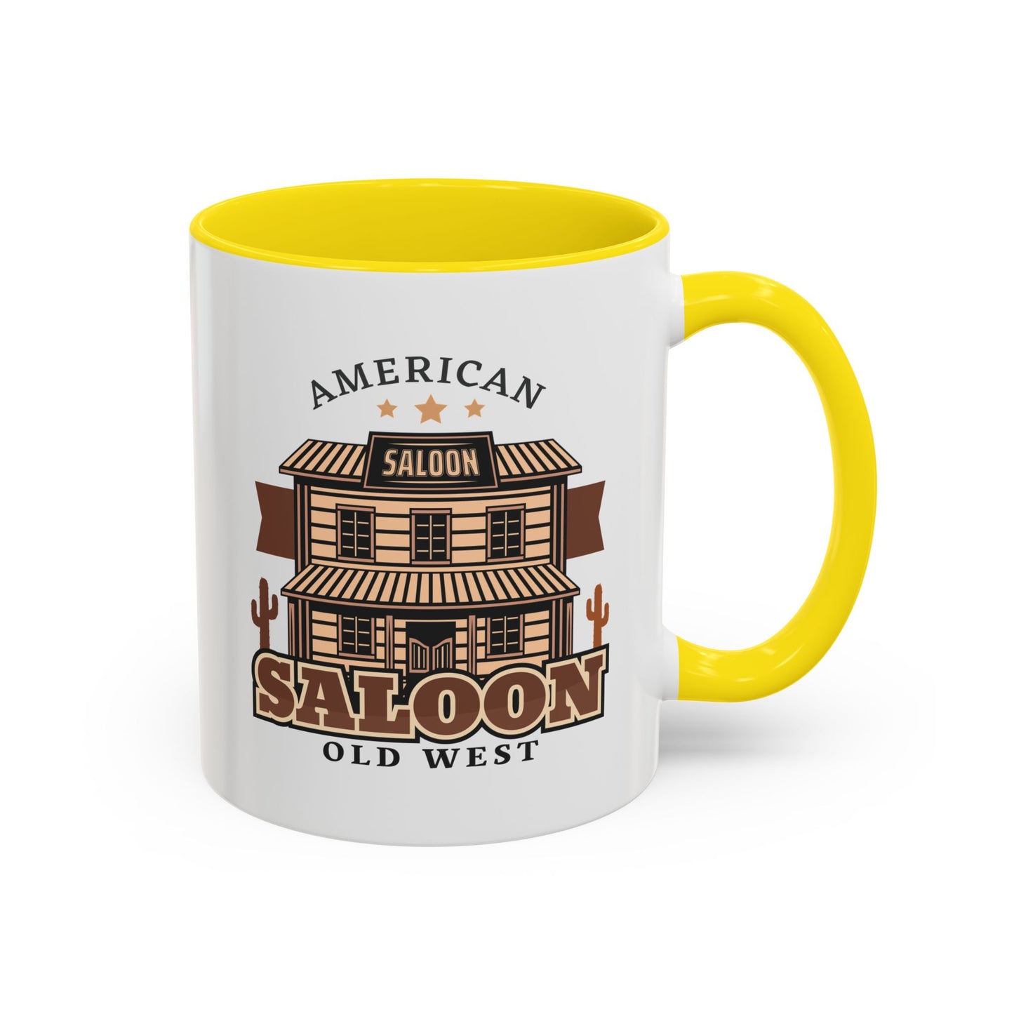 Accent Coffee Mug (11, 15oz) - American Cowboy - Saloon - Wild West
