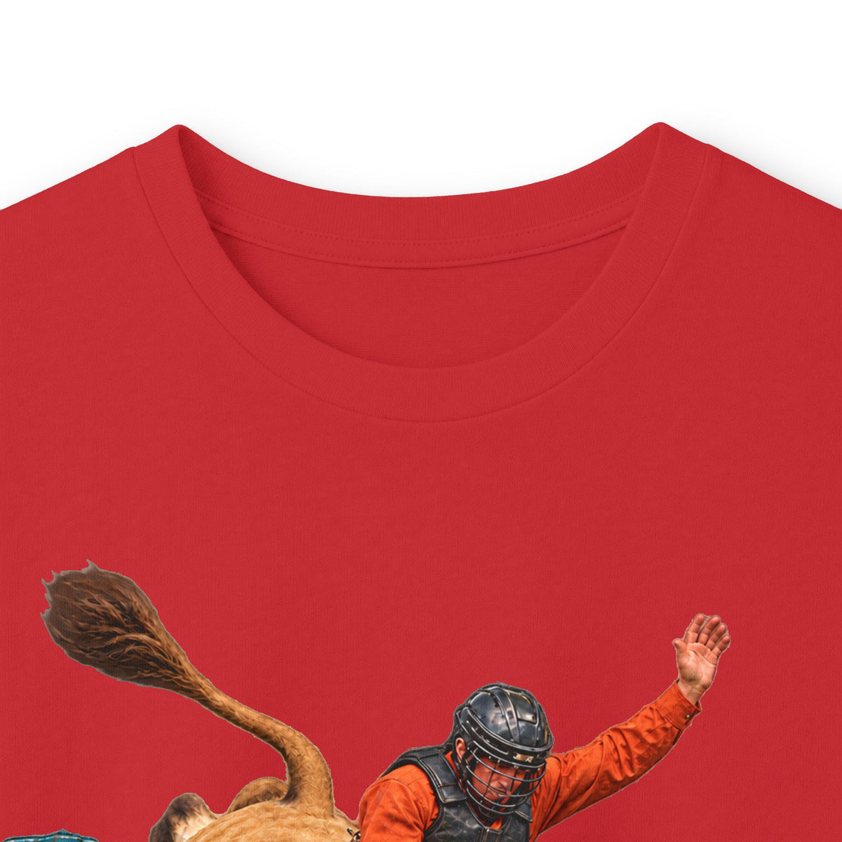 Unisex Ultra Cotton Long Sleeve Tee - Cowboys - Bull Rider - Out of the Chute - without Text - 3D Transparent