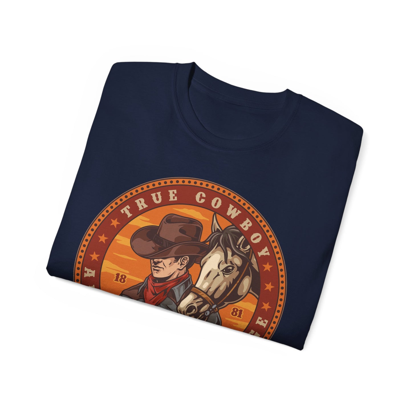Unisex Ultra Cotton Tee - True Cowboy - American Heritage