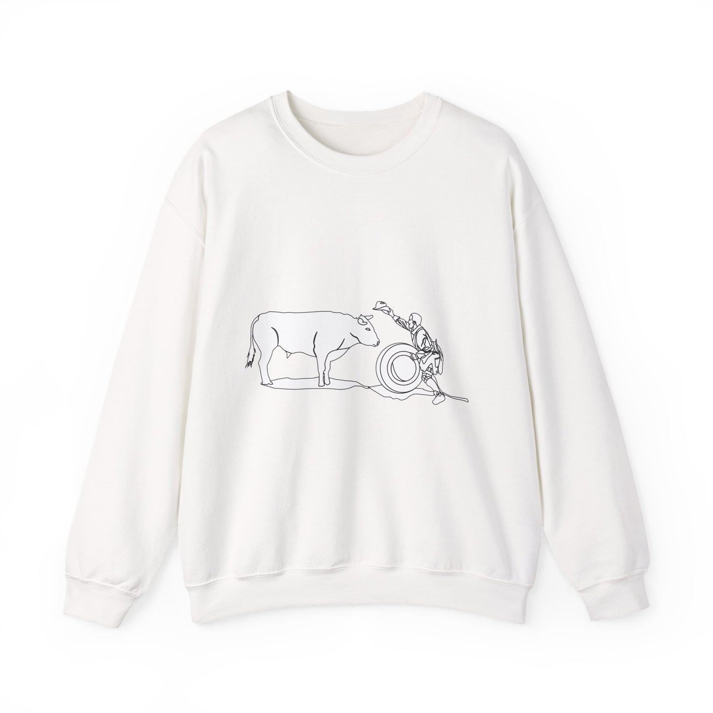 Crewneck Sweatshirt - Clown and Bull - LA