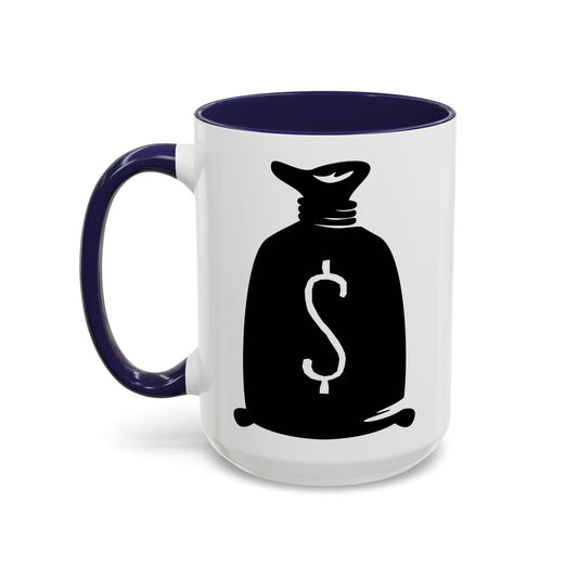 Accent Coffee Mug (11, 15oz) - Bank Money Bag X 300