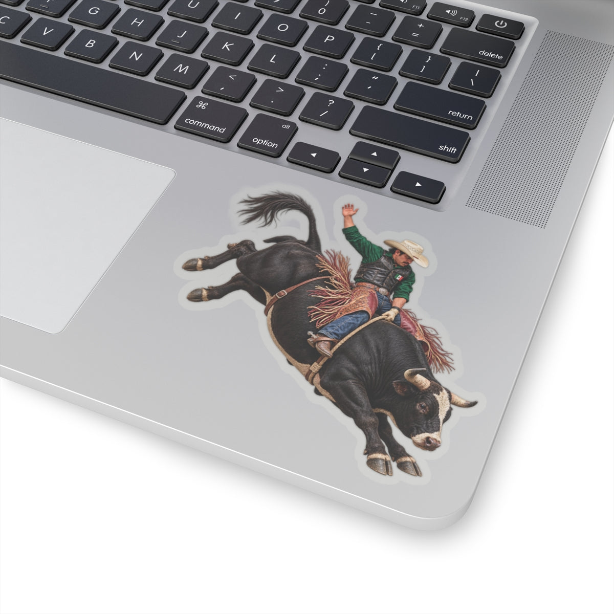 Kiss-Cut Stickers - Cowboys - Bull Rider - Latino - without Text - 3D Transparent