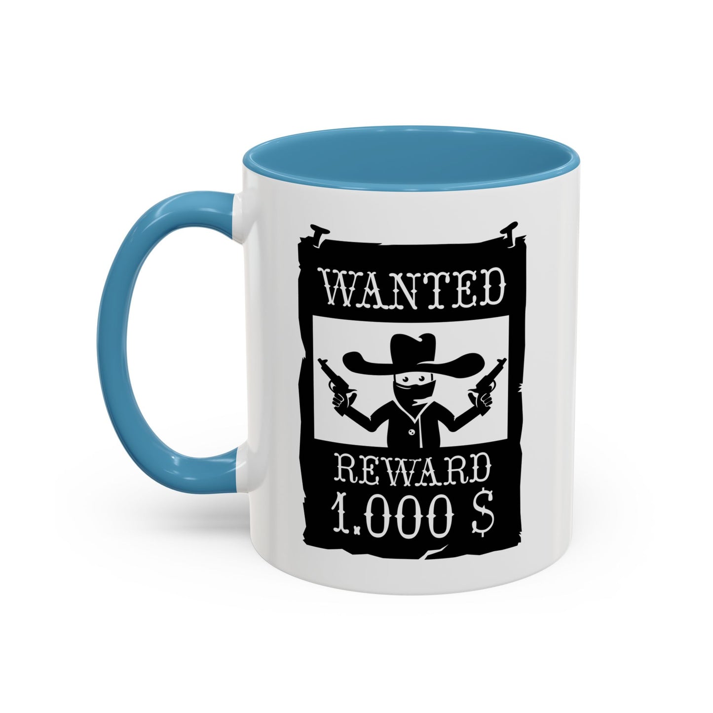 Accent Coffee Mug (11, 15oz) - Wanted Poster X 300