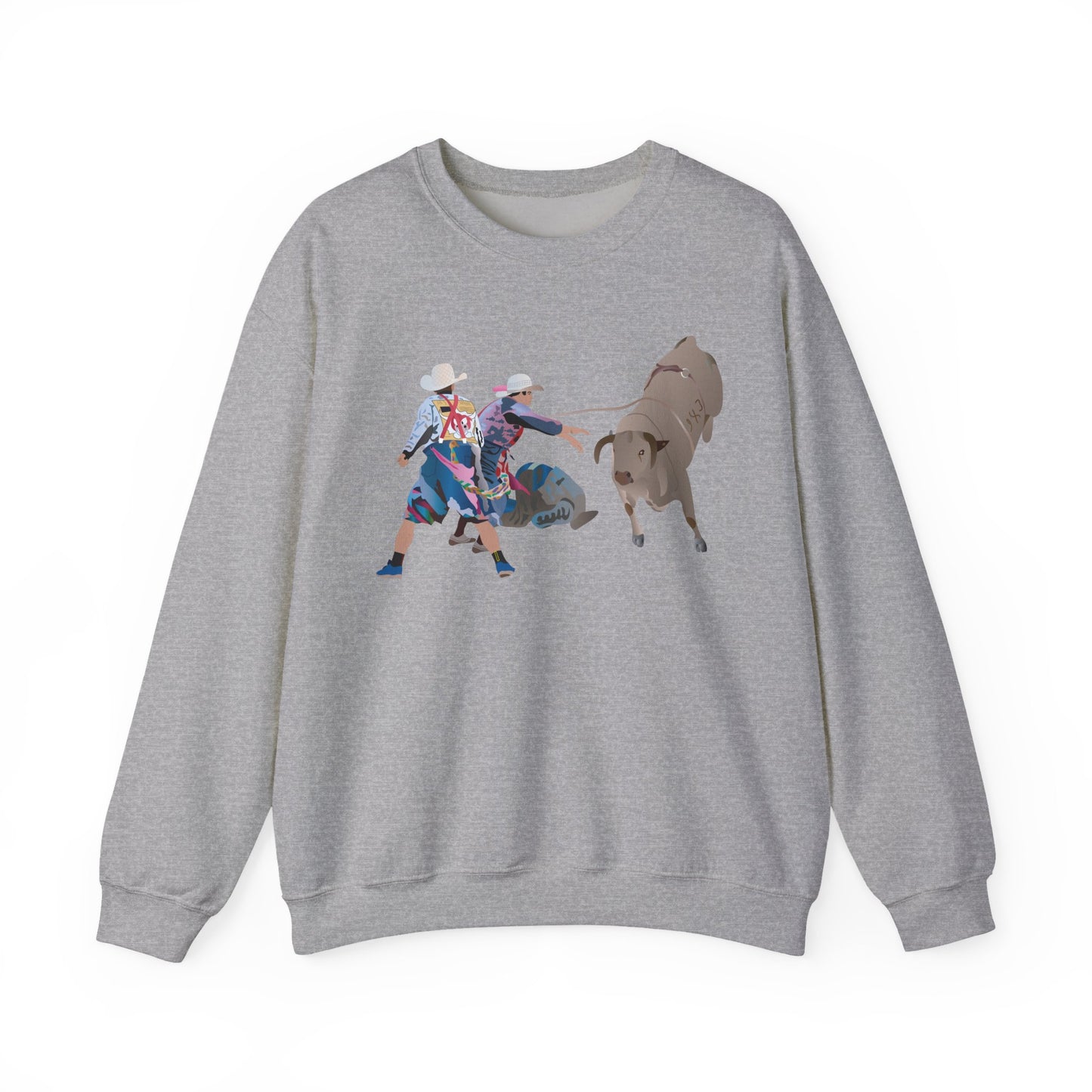 Crewneck Sweatshirt - Clowns and Bull