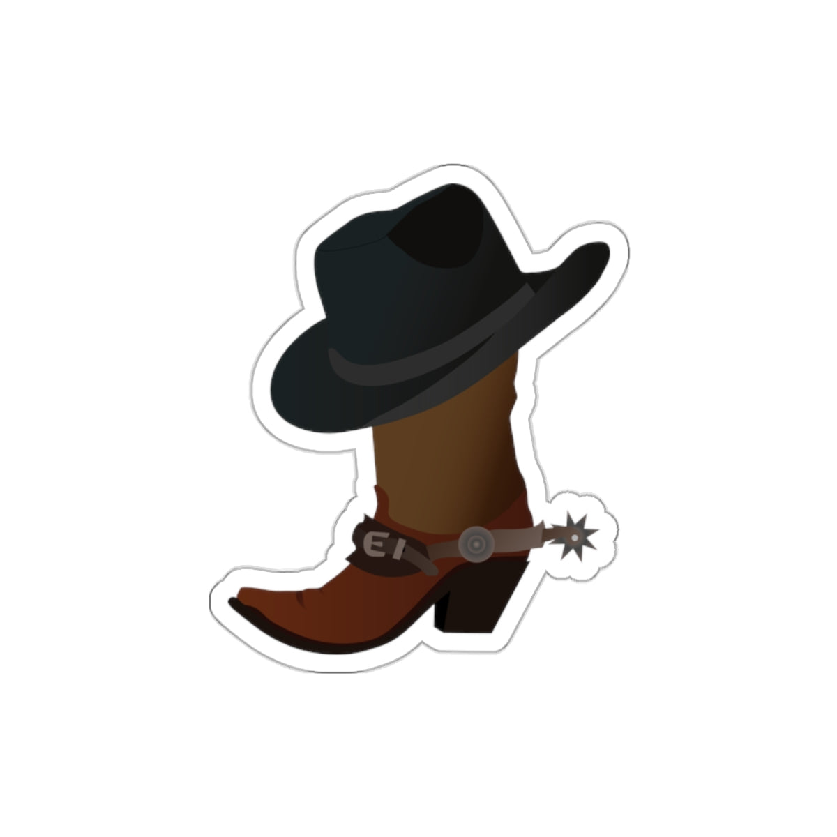 Die-cut stickers - Rodeo - Boots and Hat and Spurs