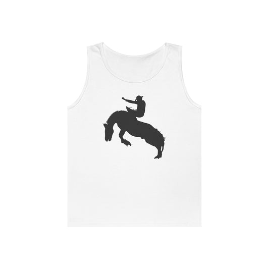 Unisex Heavy Cotton Tank Top - Augusta - Rodeo - Silhouette