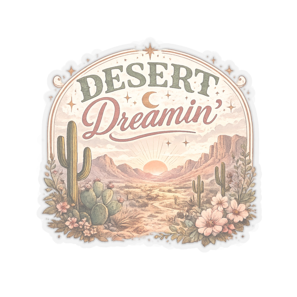 Kiss-Cut Sticker — Desert dreaming