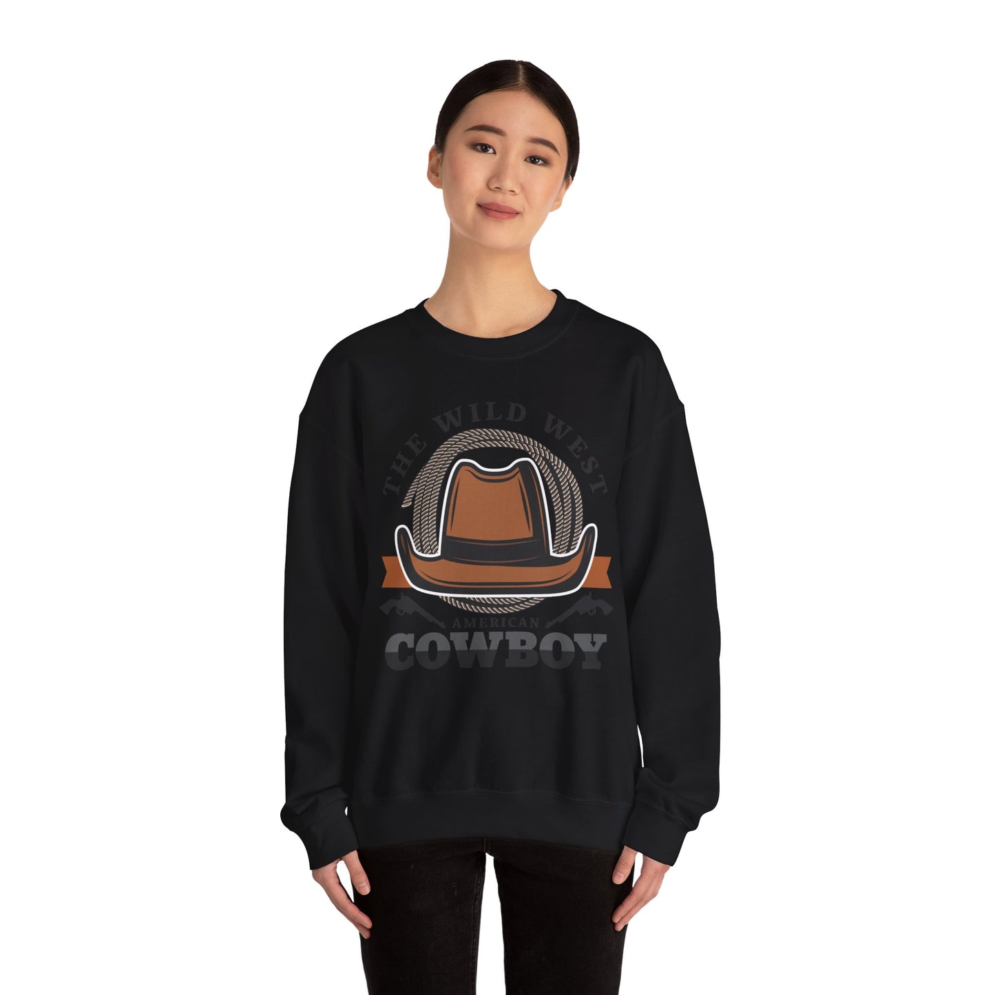 Crewneck Sweatshirt - The Wild West - American Cowboy