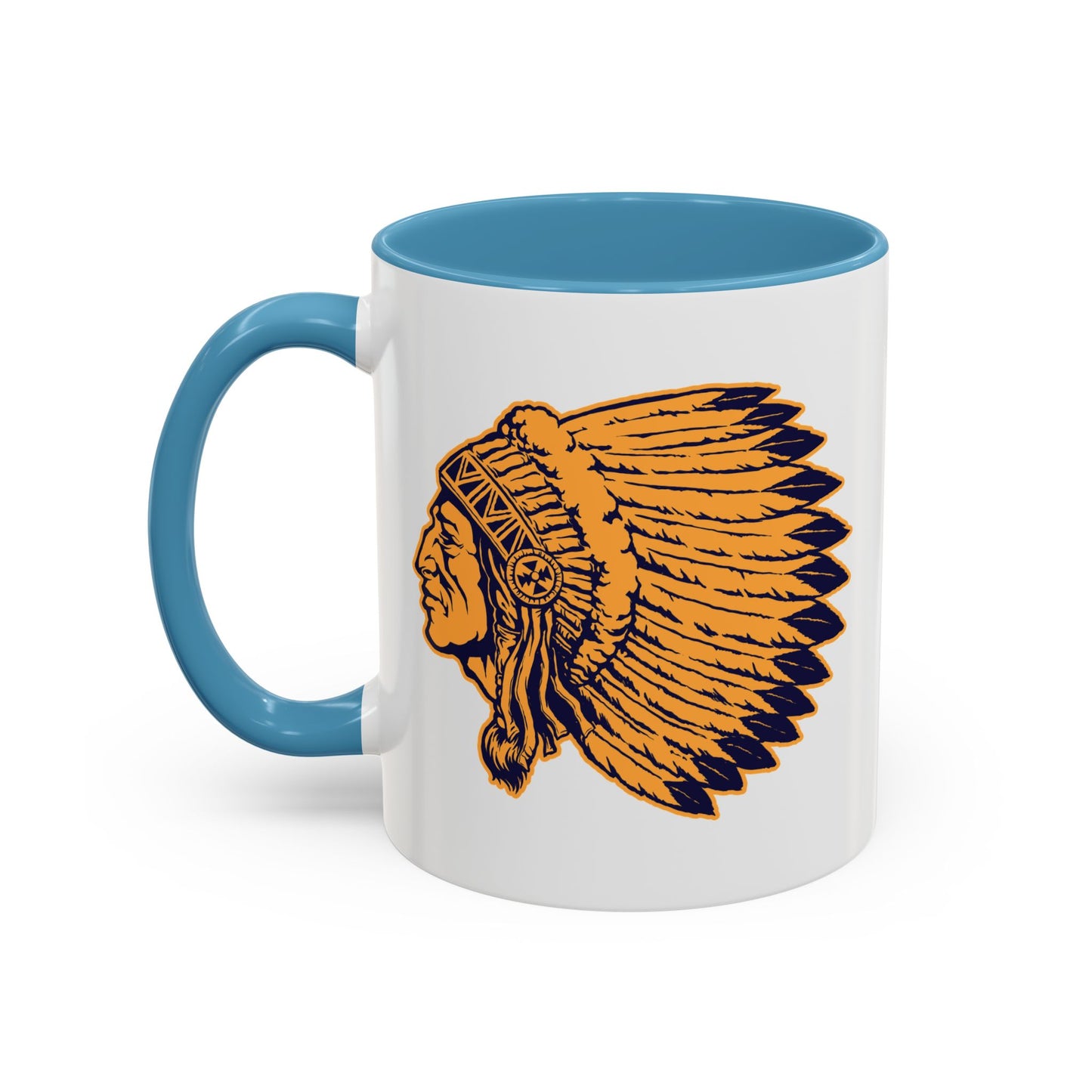 Accent Coffee Mug (11, 15oz) - Indian Chief