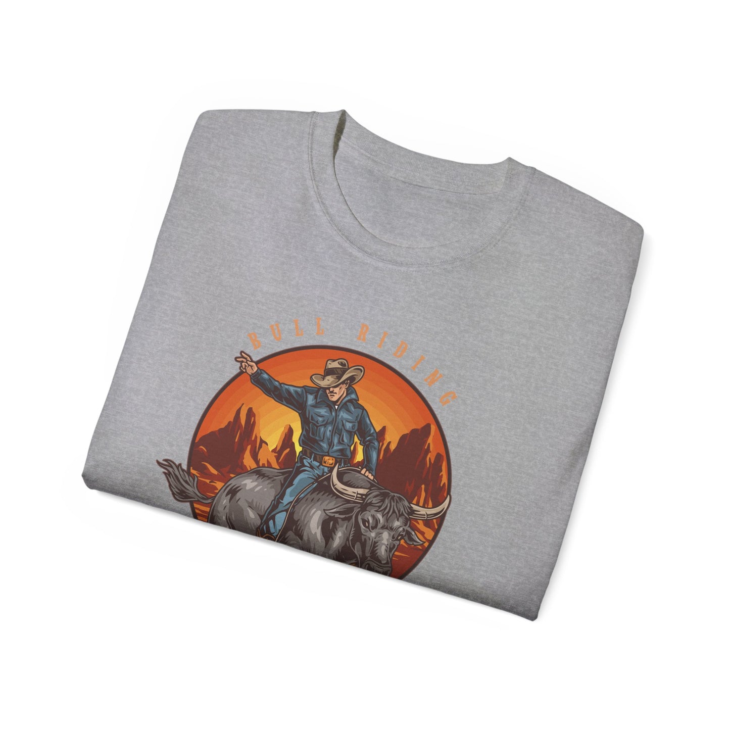 Unisex Ultra Cotton Tee - Bull Riding - Rodeo Super Show