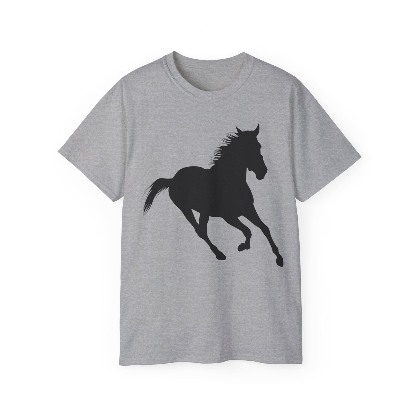 Unisex Ultra Cotton Tee - Wild Horse - Running Leaning Left X 300