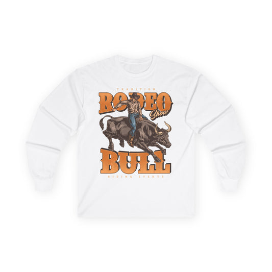 Unisex Ultra Cotton Long Sleeve Tee - Tradition Rodeo Show - Bull Riding Events
