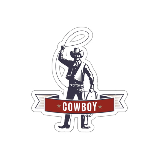 Die-cut stickers - Cowboy - The Wild West