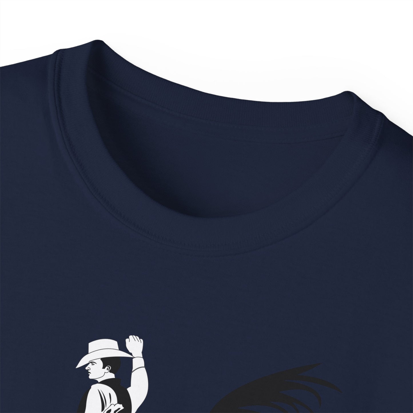 Unisex Ultra Cotton Tee - Cowboy - Bronco Buster - BW
