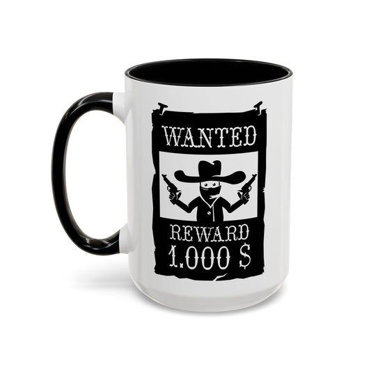 Accent Coffee Mug (11, 15oz) - Wanted Poster X 300