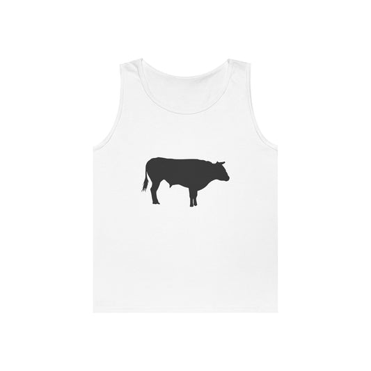 Unisex Heavy Cotton Tank Top - Bull - Silhouette