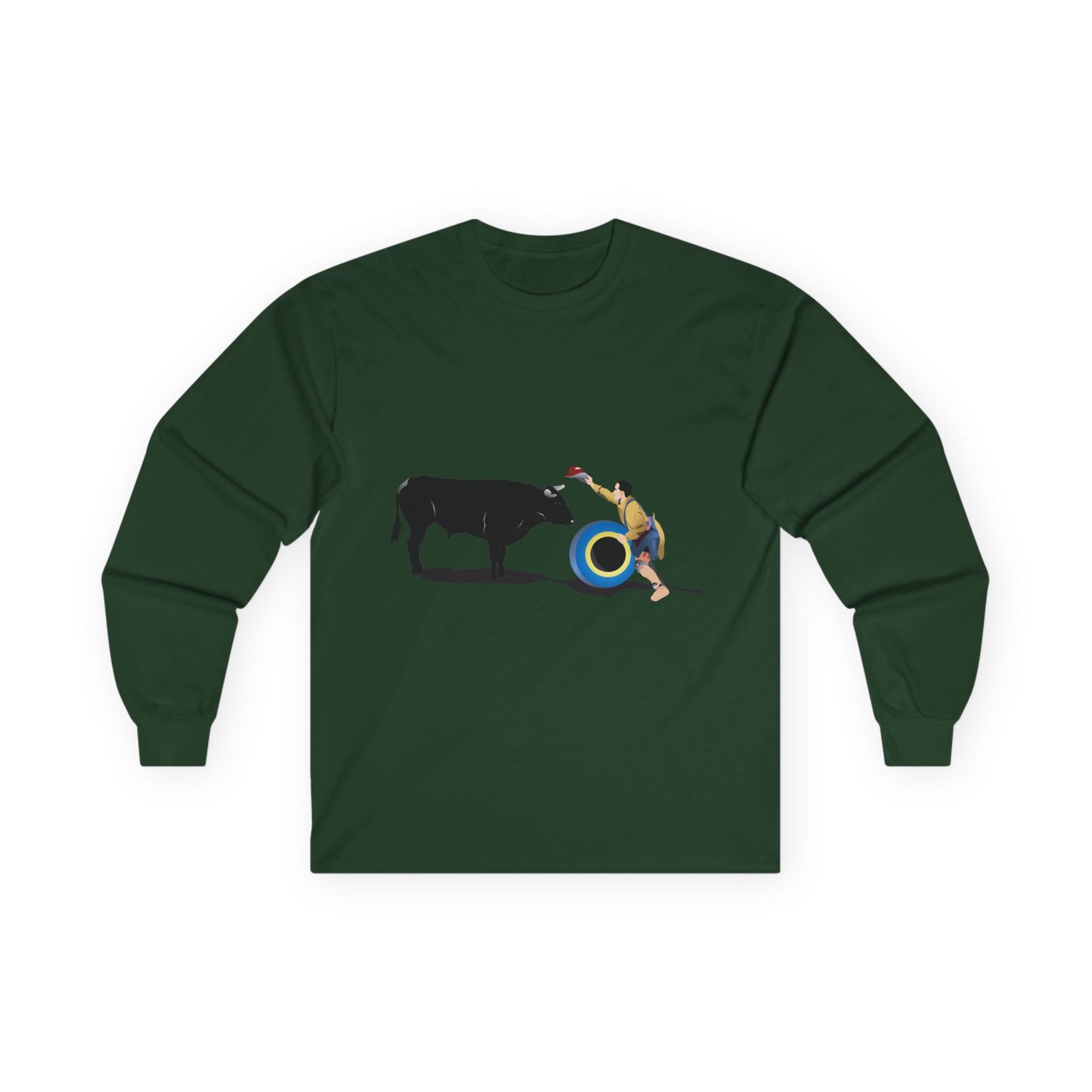 Unisex Ultra Cotton Long Sleeve Tee - Clown and Bull