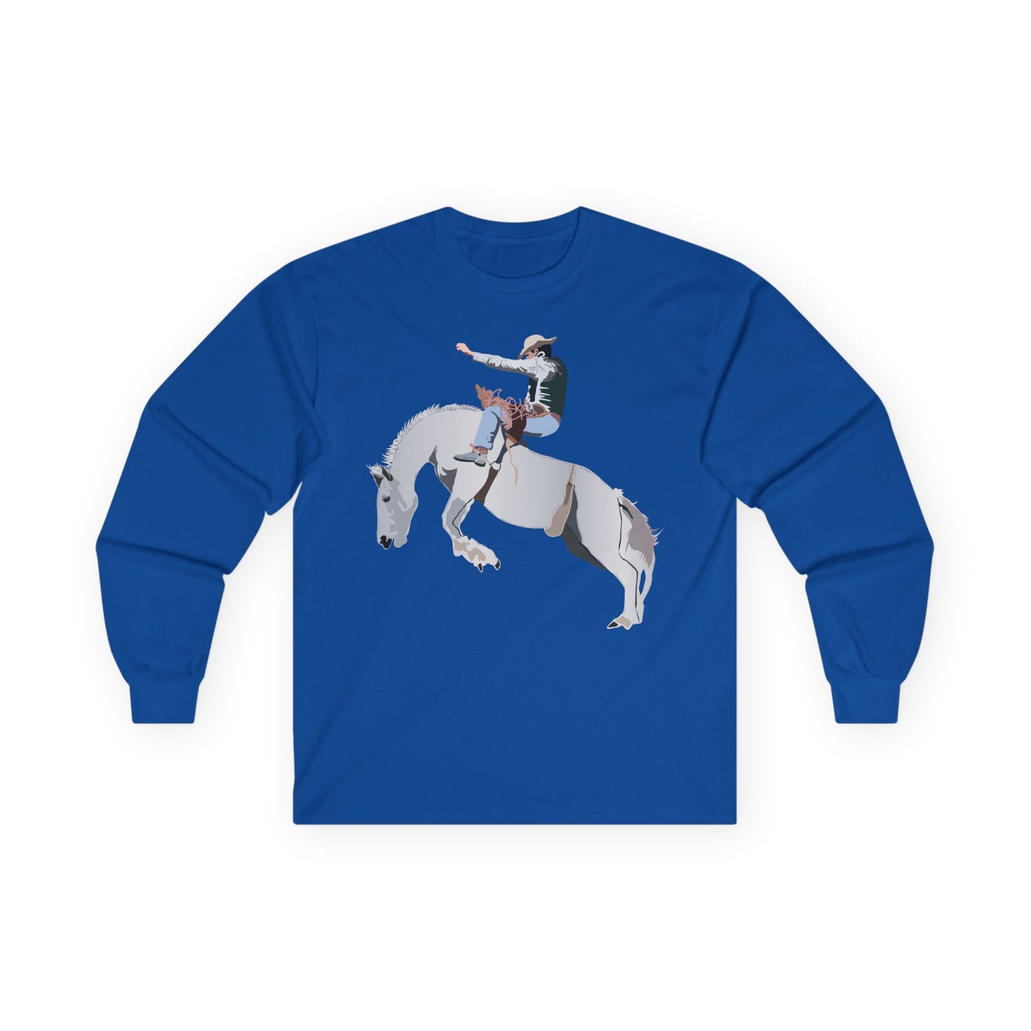Unisex Ultra Cotton Long Sleeve Tee - Augusta - Rodeo